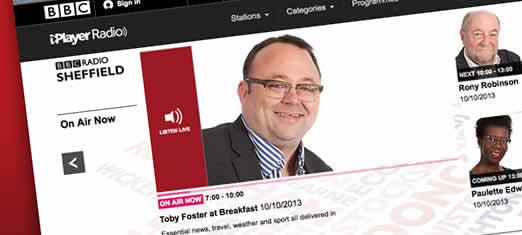 Listen to Matt live on BBC Radio Sheffield