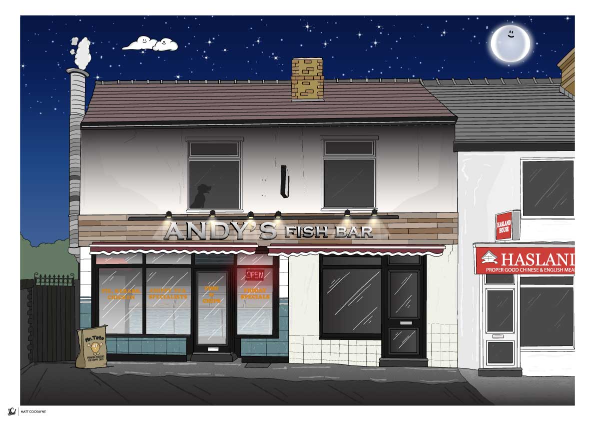 Andy's Fish Bar Hasland