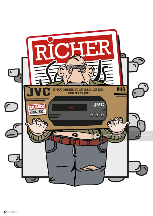 TEN TON VCR - Sheffield Prints - Wall Art - Poster - Print - Canvas -Illustration