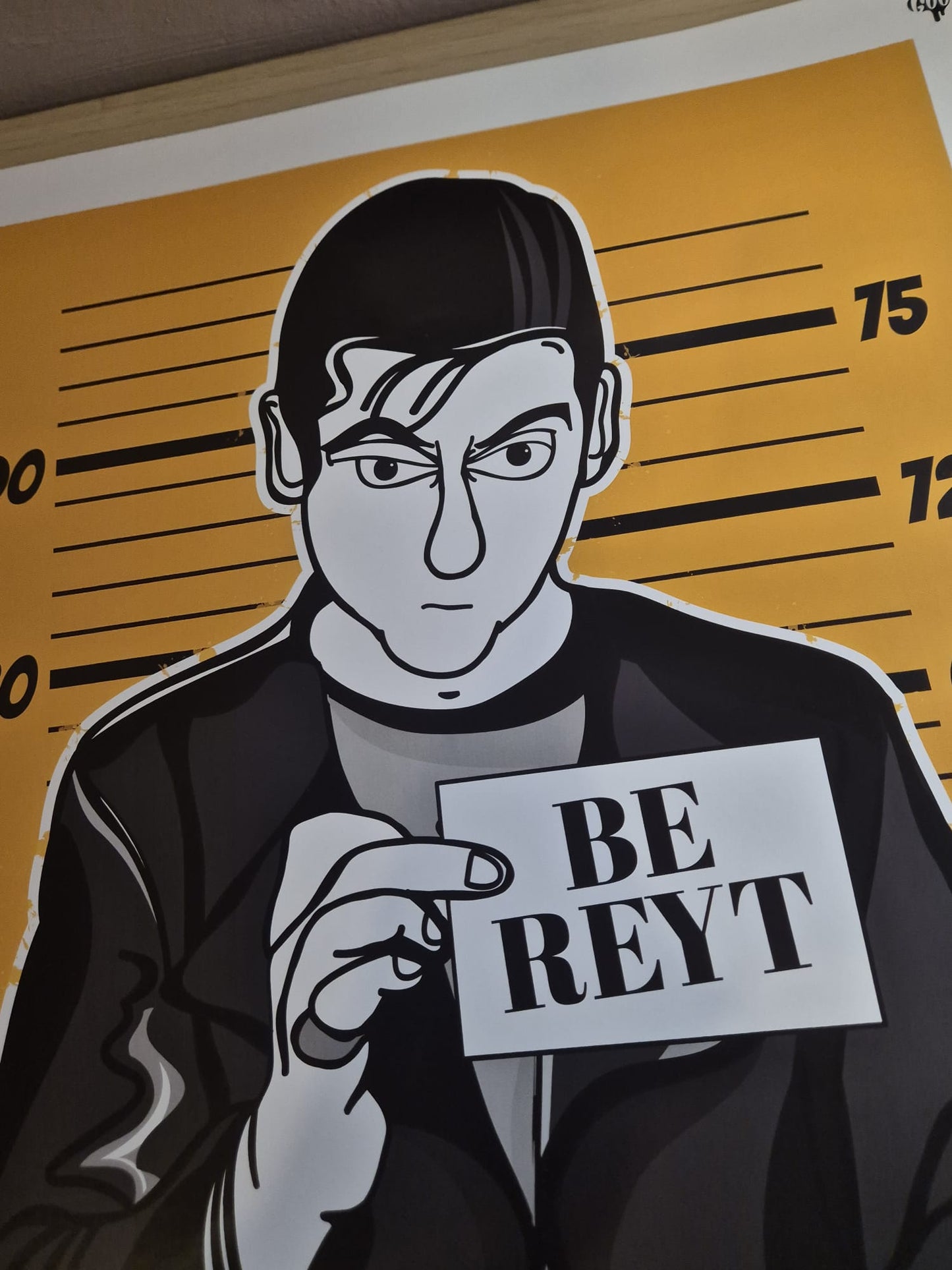 Alex Turner Mug Shot Print