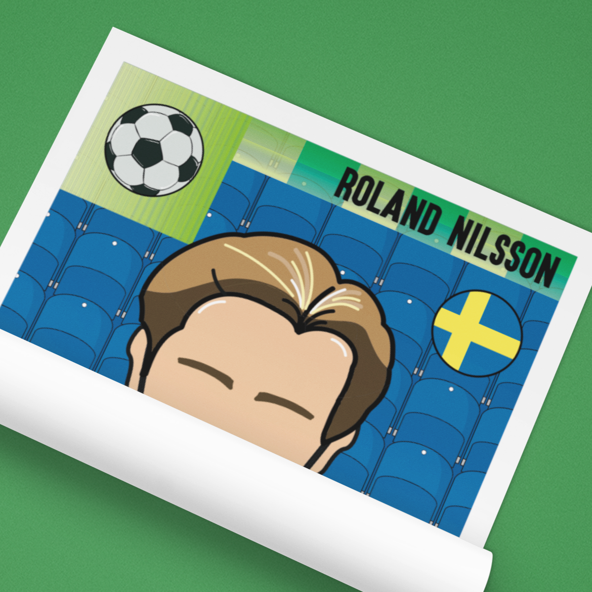 Roland Nilsson Sheffield Wednesday Panini Sticker – Retro Collectible