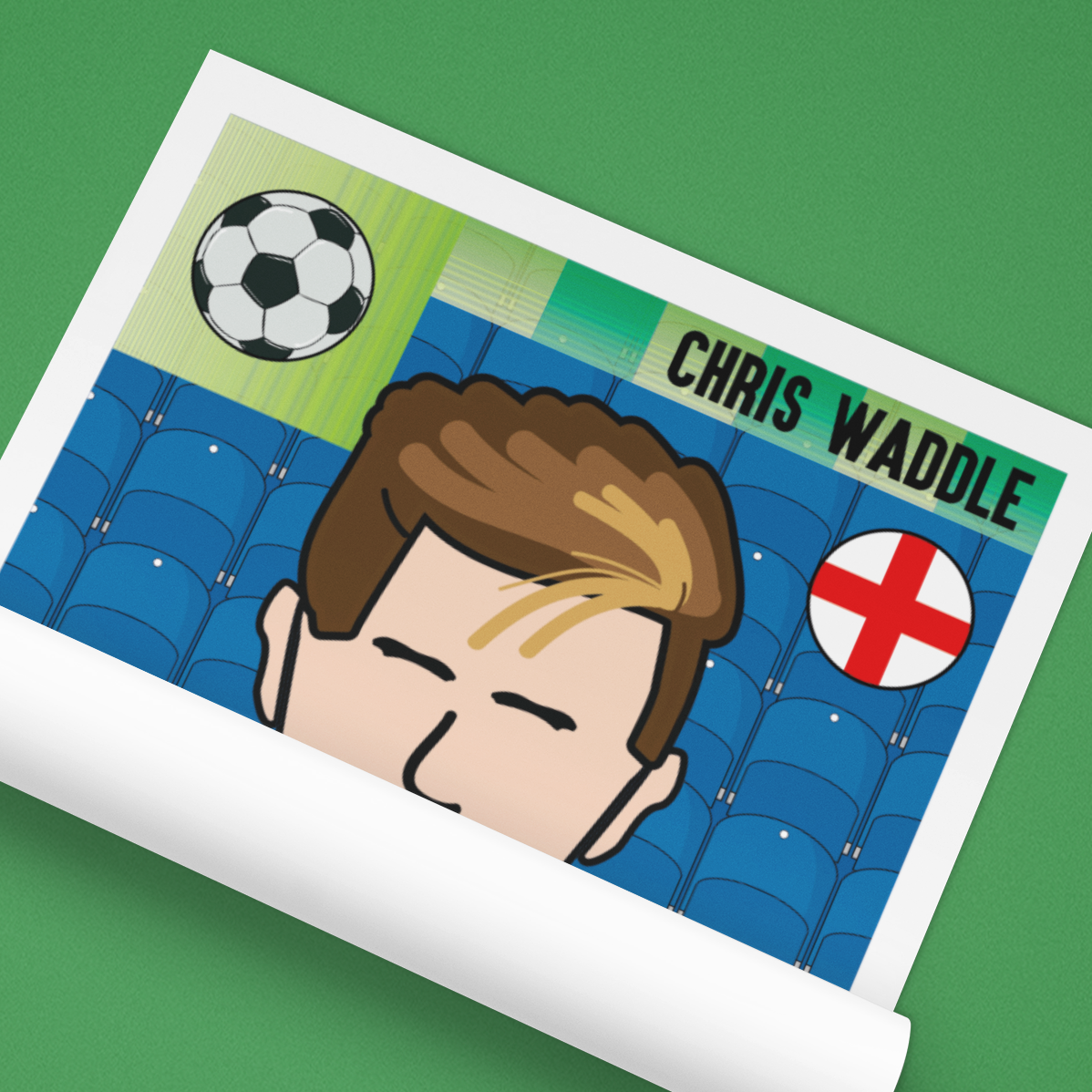 Chris Waddle Sheffield Wednesday Panini Sticker – Retro Collectible