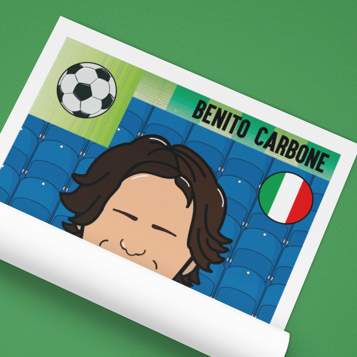 Benito Carbone Sheffield Wednesday Panini Sticker – Retro Collectible