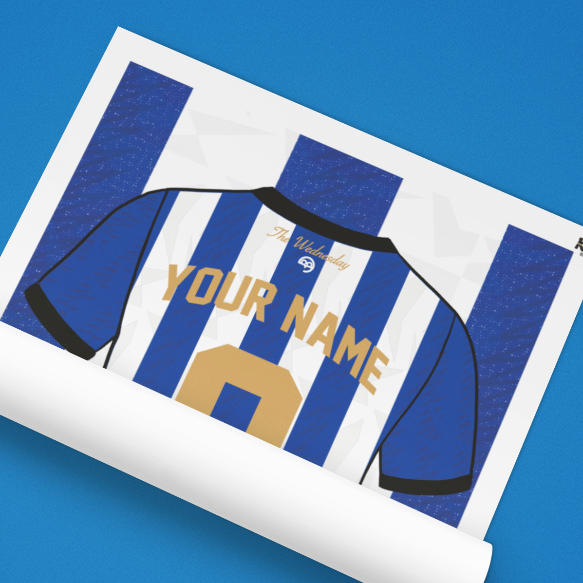 Owls Retro Shirt – Sheffield Wednesday (Personalised Print)
