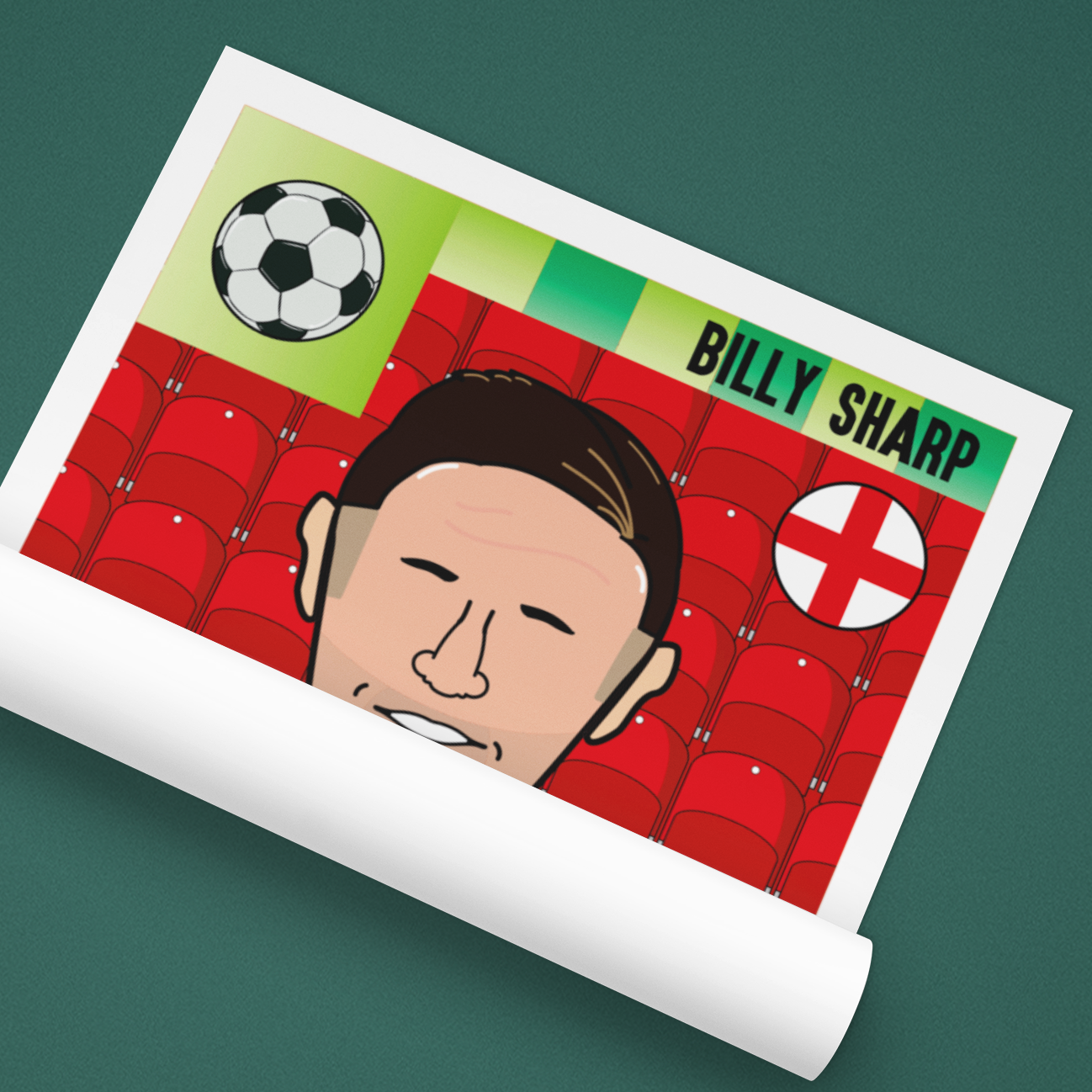 Billy Sharp – Sheffield United Panini Sticker (Retro Collectible)
