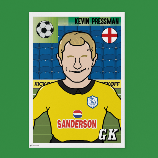 Kevin Pressman Sheffield Wednesday Panini Sticker – Retro Collectible