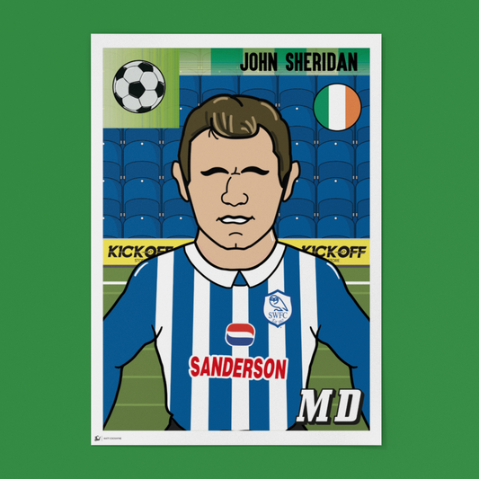 John Sheridan Sheffield Wednesday Panini Sticker – Retro Collectible