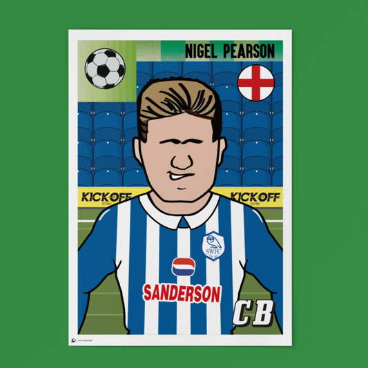 Nigel Pearson Sheffield Wednesday Panini Sticker – Retro Collectible