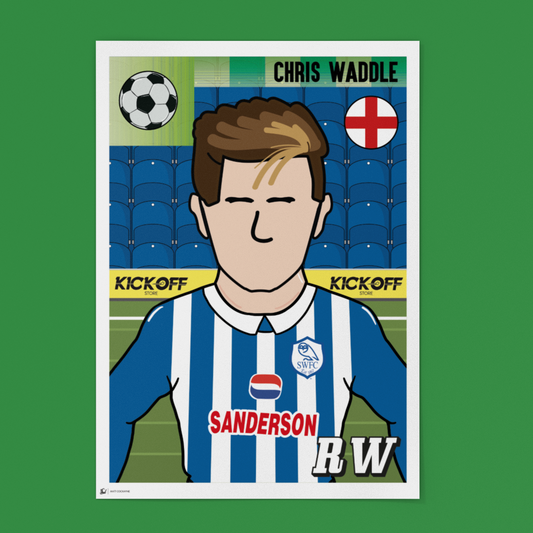 Chris Waddle Sheffield Wednesday Panini Sticker – Retro Collectible
