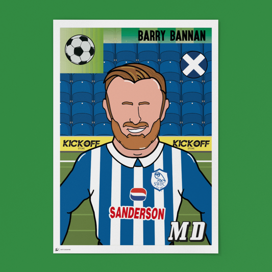 Barry Bannan Sheffield Wednesday Panini Sticker – Retro Collectible