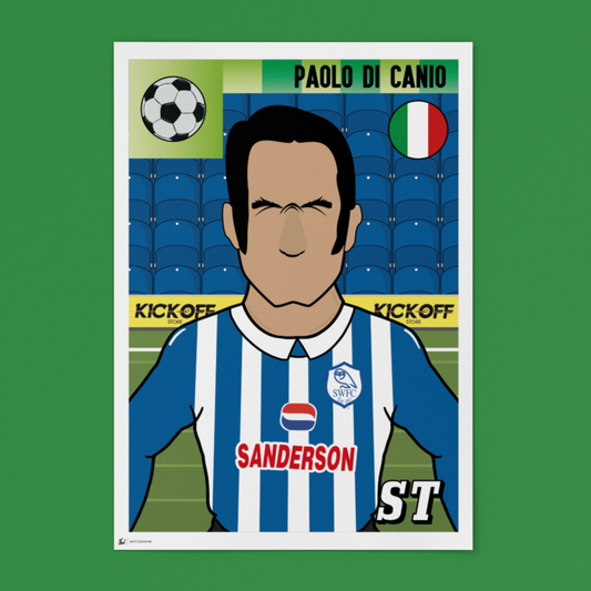 Paolo Di Canio Sheffield Wednesday Panini Sticker – Retro Collectible