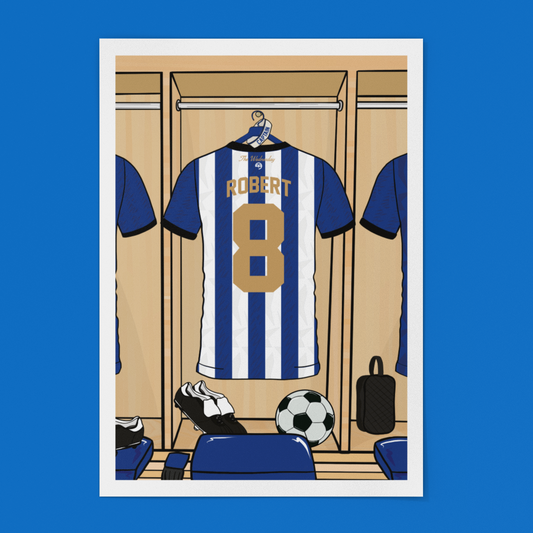 Owls Captain – Sheffield Wednesday Personalised Print