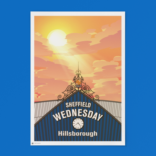 Sheffield Wednesday – South Stand Hillsborough Sunsets