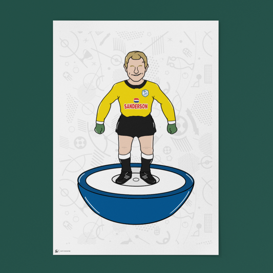 Kevin Pressman Retro Subbuteo Artwork – Sheffield Wednesday Legend Print