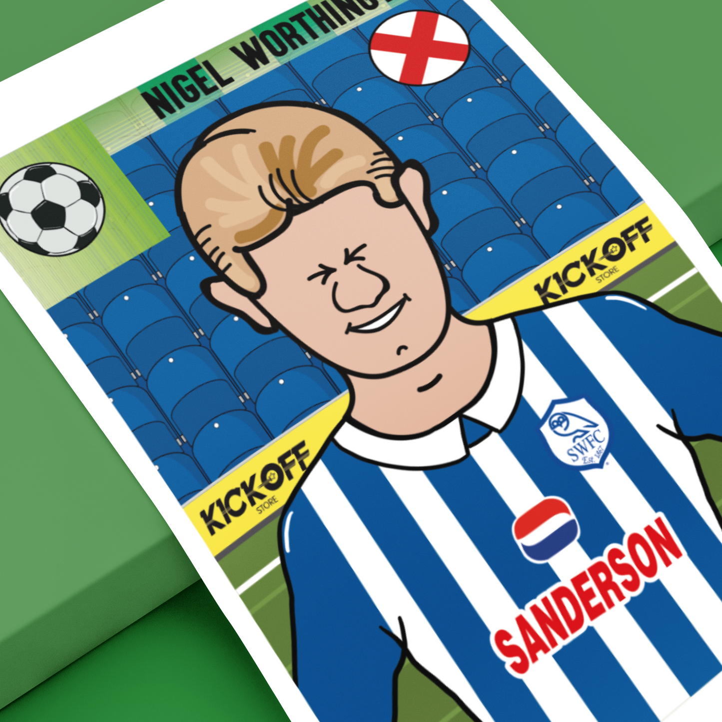 Nigel Worthington Sheffield Wednesday Panini Sticker – Retro Collectible