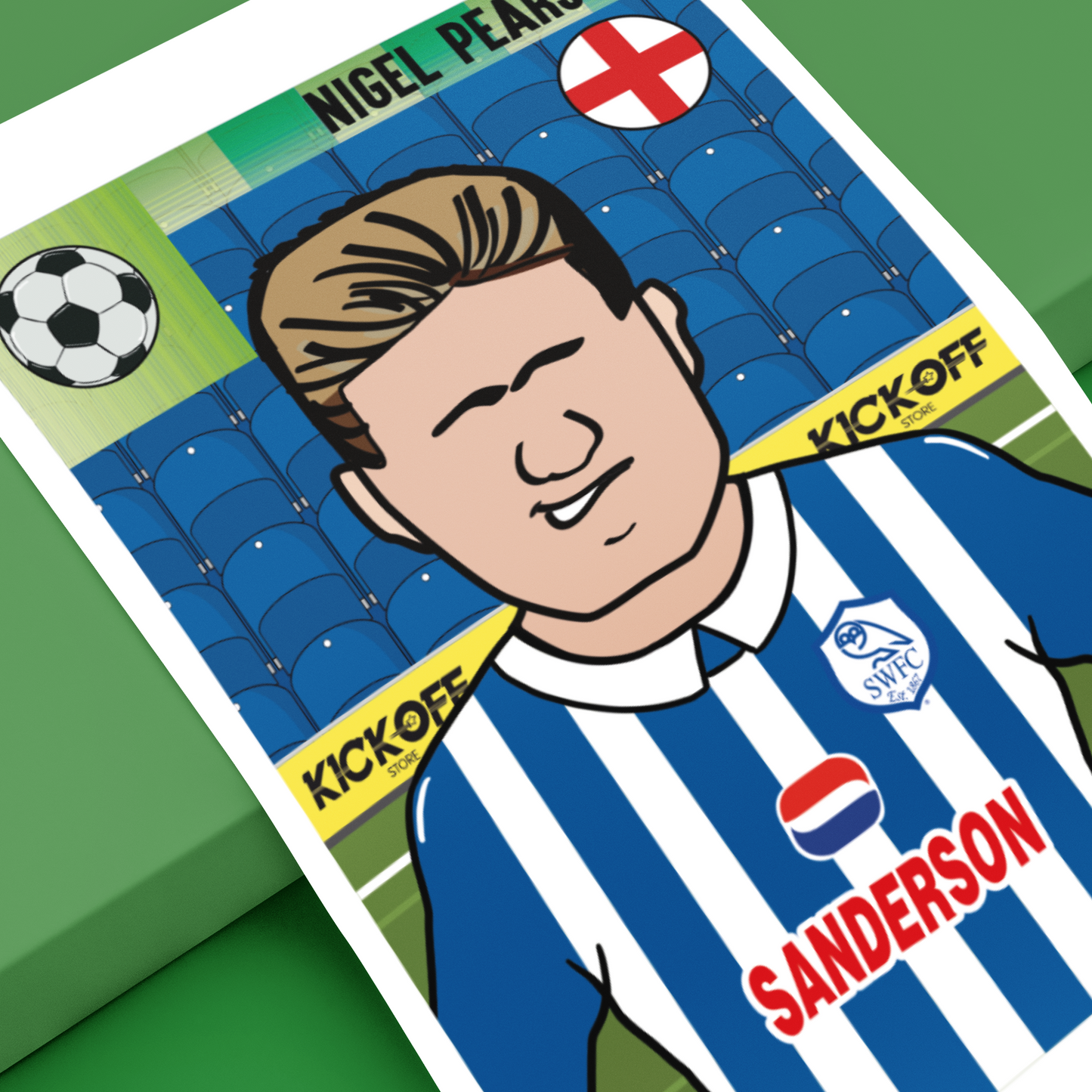 Nigel Pearson Sheffield Wednesday Panini Sticker – Retro Collectible