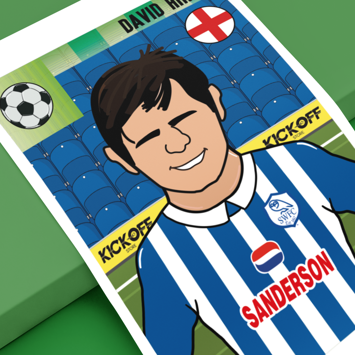David Hirst Sheffield Wednesday Panini Sticker – Retro Collectible