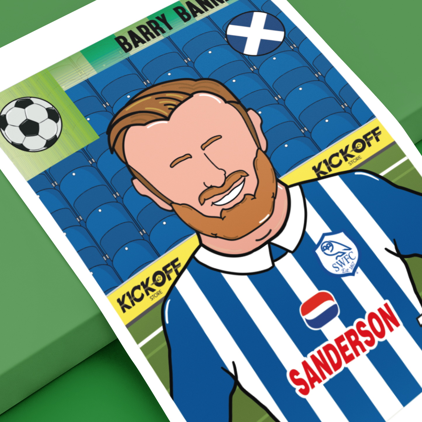 Barry Bannan Sheffield Wednesday Panini Sticker – Retro Collectible