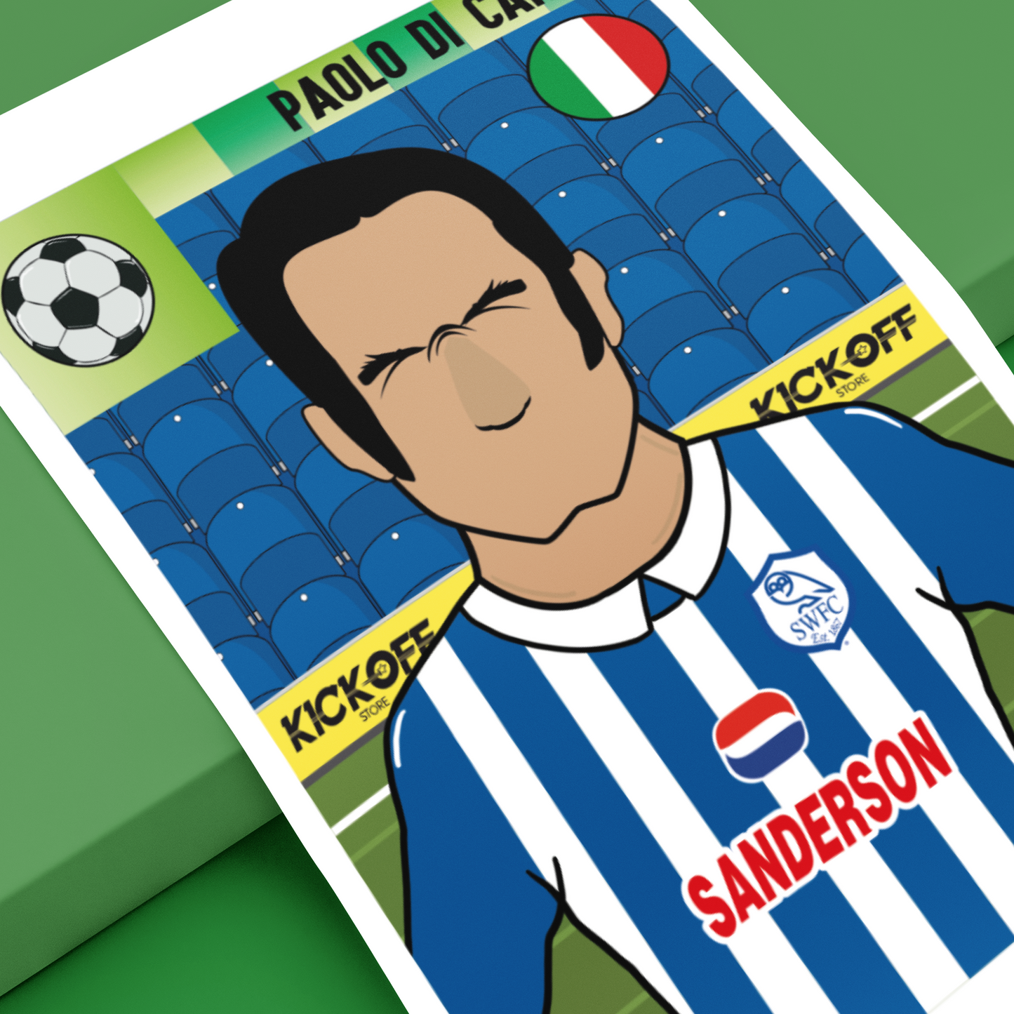 Paolo Di Canio Sheffield Wednesday Panini Sticker – Retro Collectible
