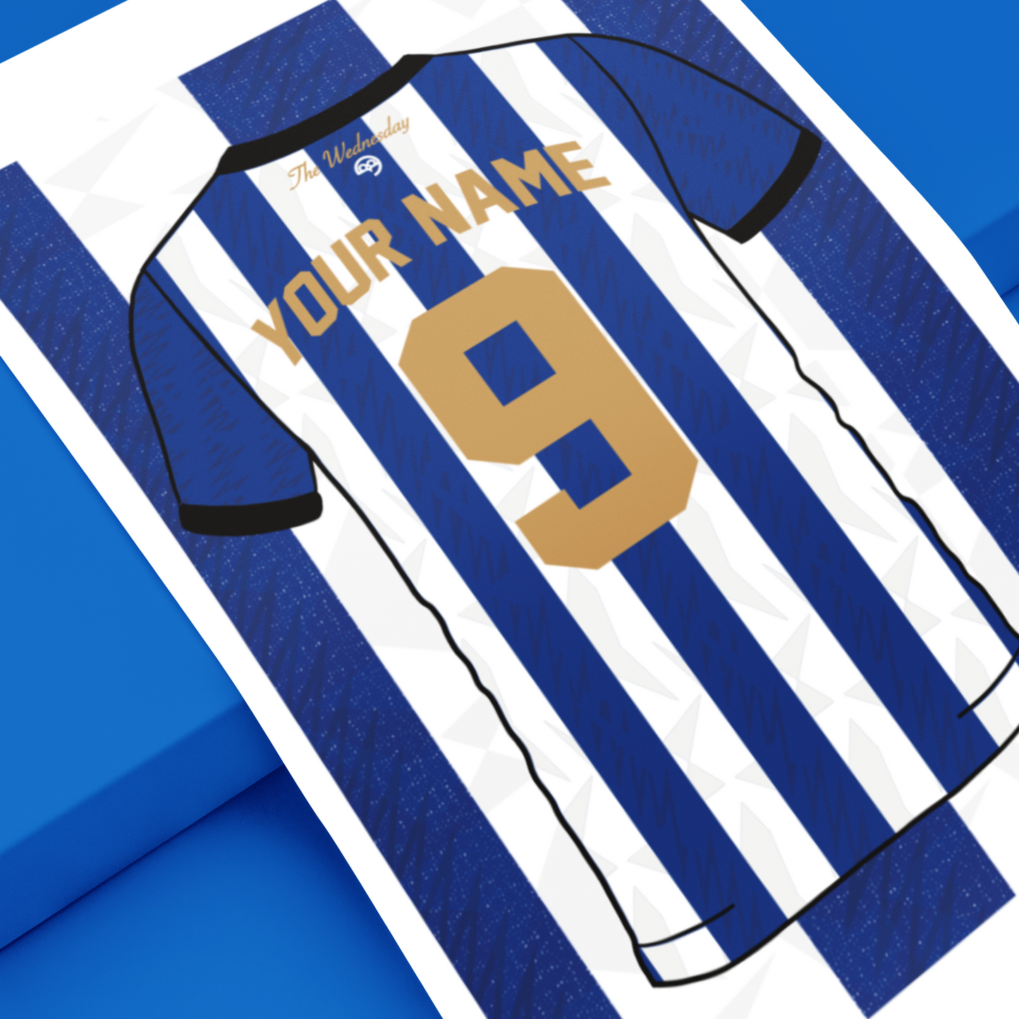 Owls Retro Shirt – Sheffield Wednesday (Personalised Print)