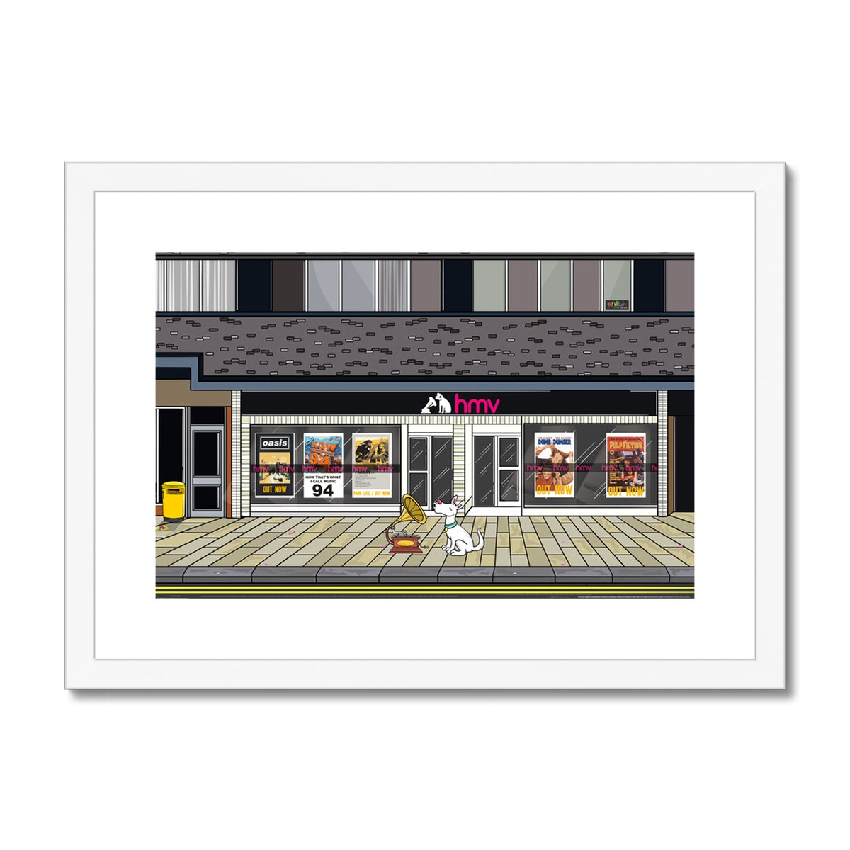 HMV Framed & Mounted Print