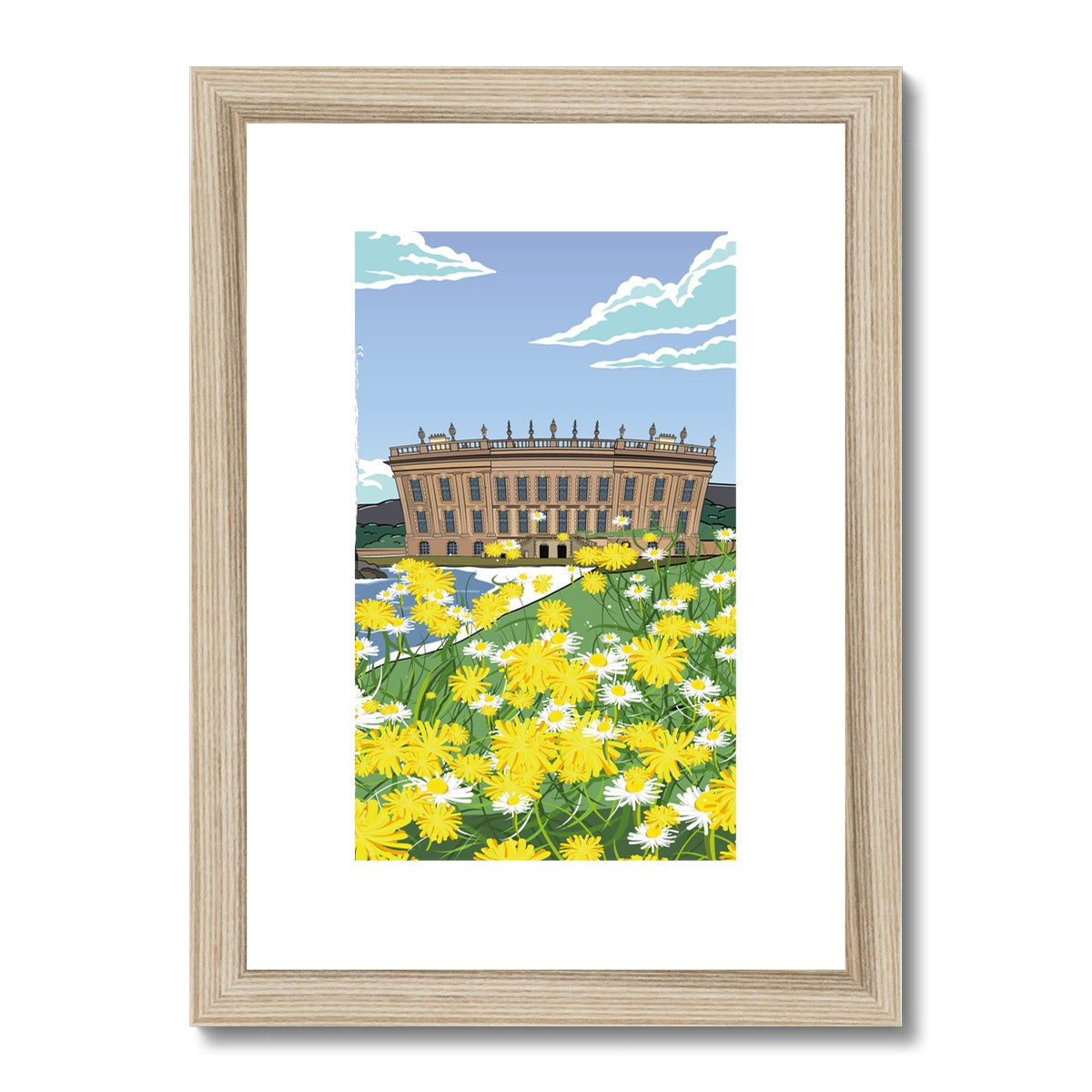 Chatsworth - In Bloom Framed & Mounted Print