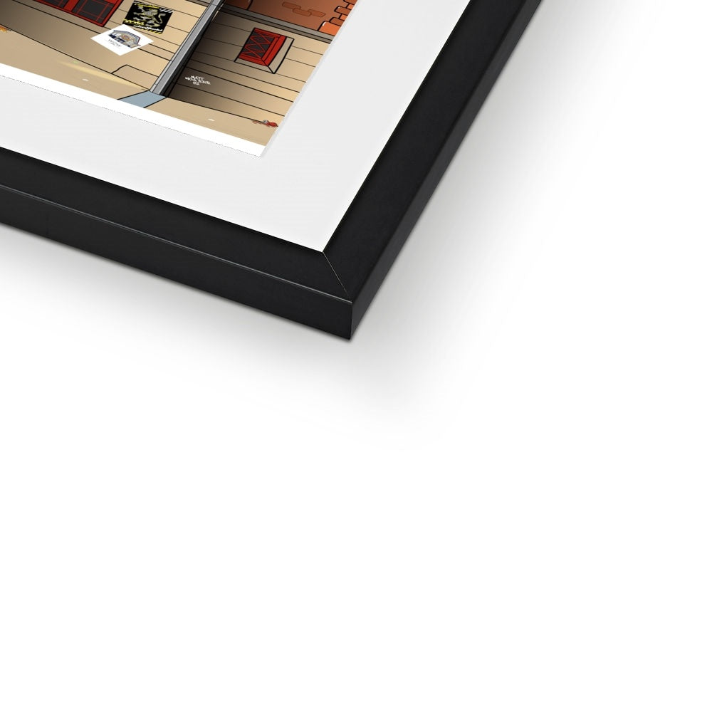 Wow Bus Framed & Mounted Print