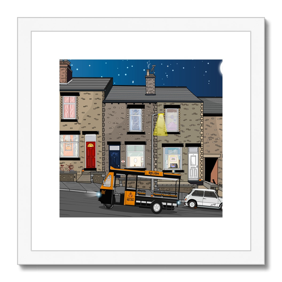 Fuelling Sheff Framed & Mounted Print