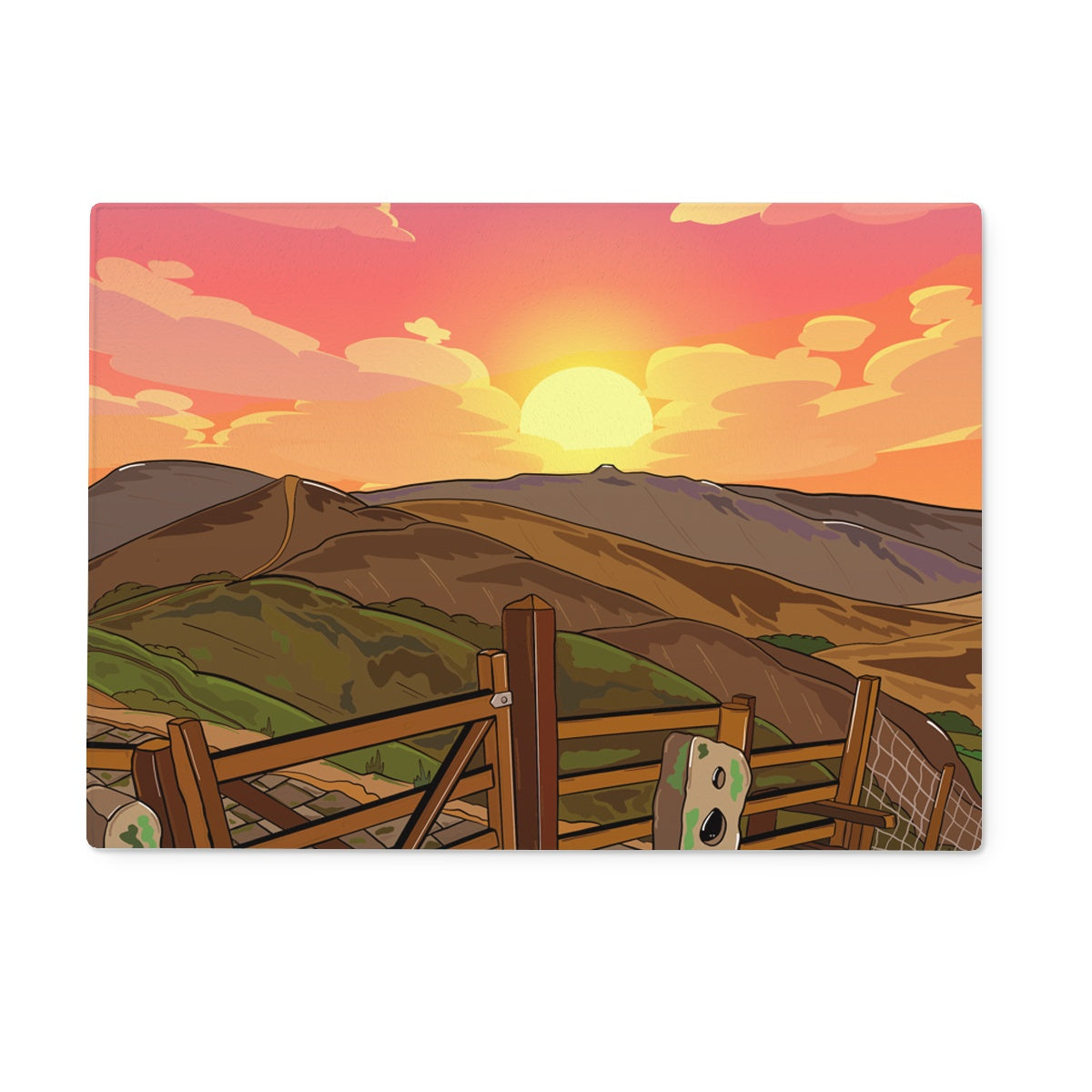 The Great Ridge Glass Chopping Board