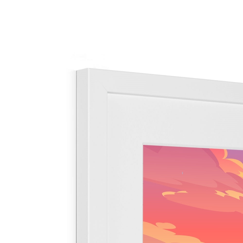 Monsal Head - Into the sunset Framed & Mounted Print