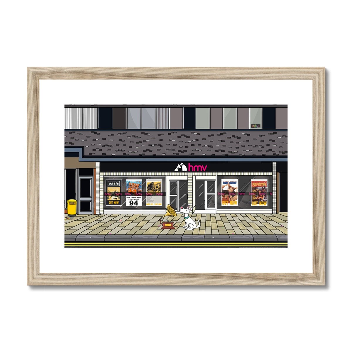 HMV Framed & Mounted Print
