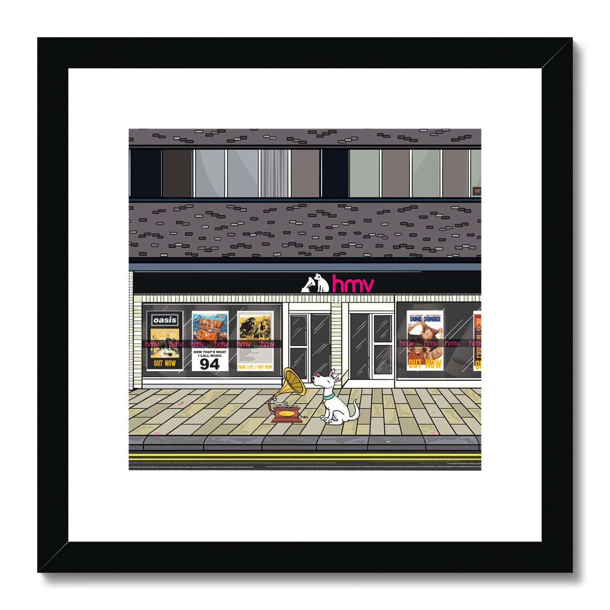 HMV Framed & Mounted Print