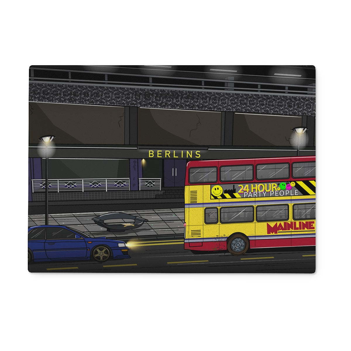 Berlins Glass Chopping Board