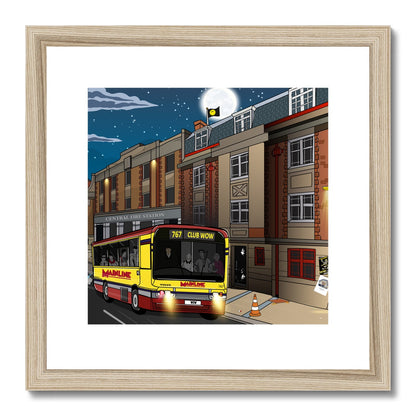 Wow Bus Framed & Mounted Print
