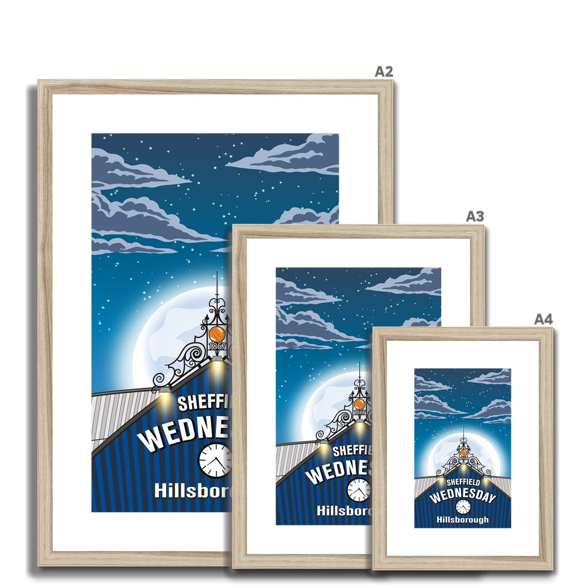 SWFC South Stand Framed & Mounted Print