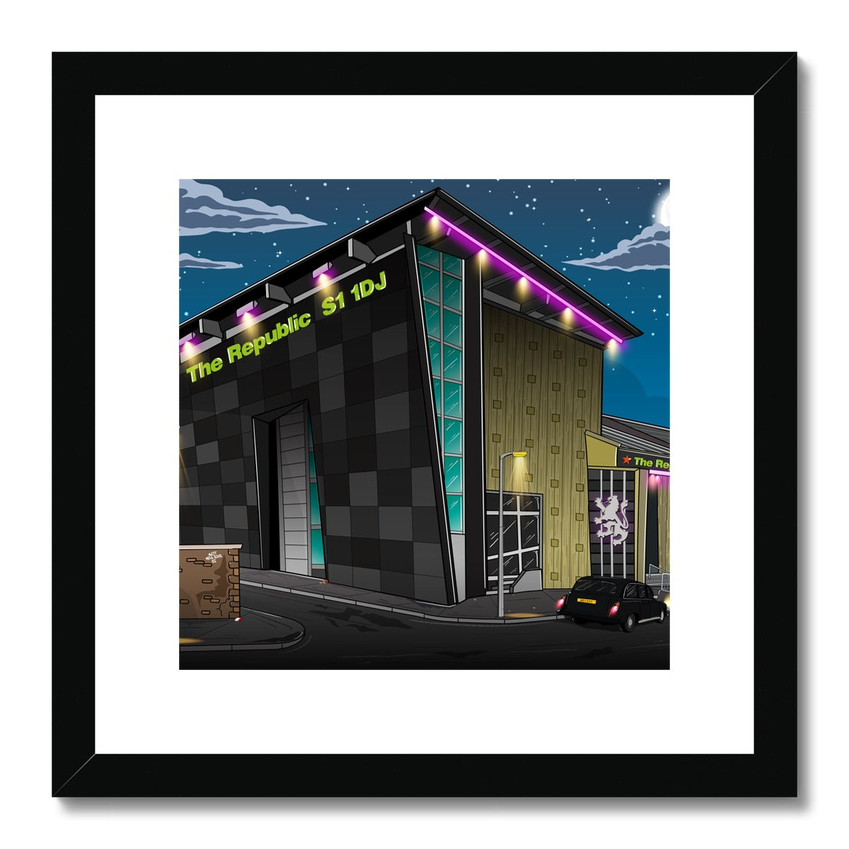 Republic - Gatecrasher S1 1DJ Framed & Mounted Print