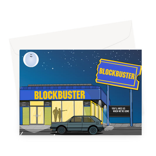 Blockbuster Nights Greeting Card