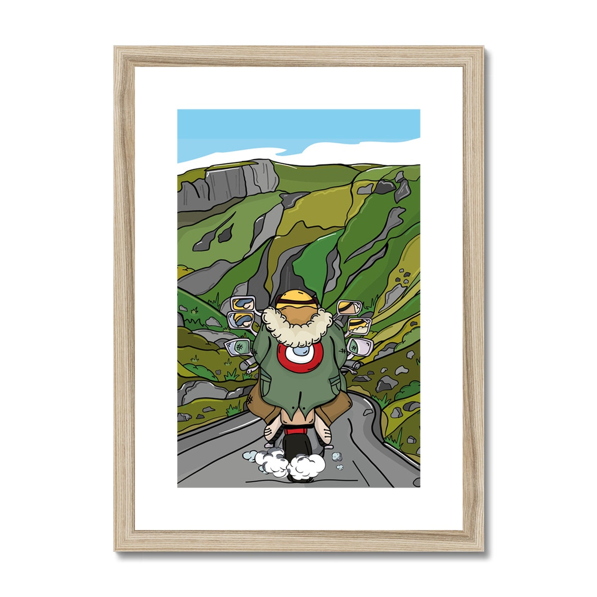 Winnats Pass Framed & Mounted Print