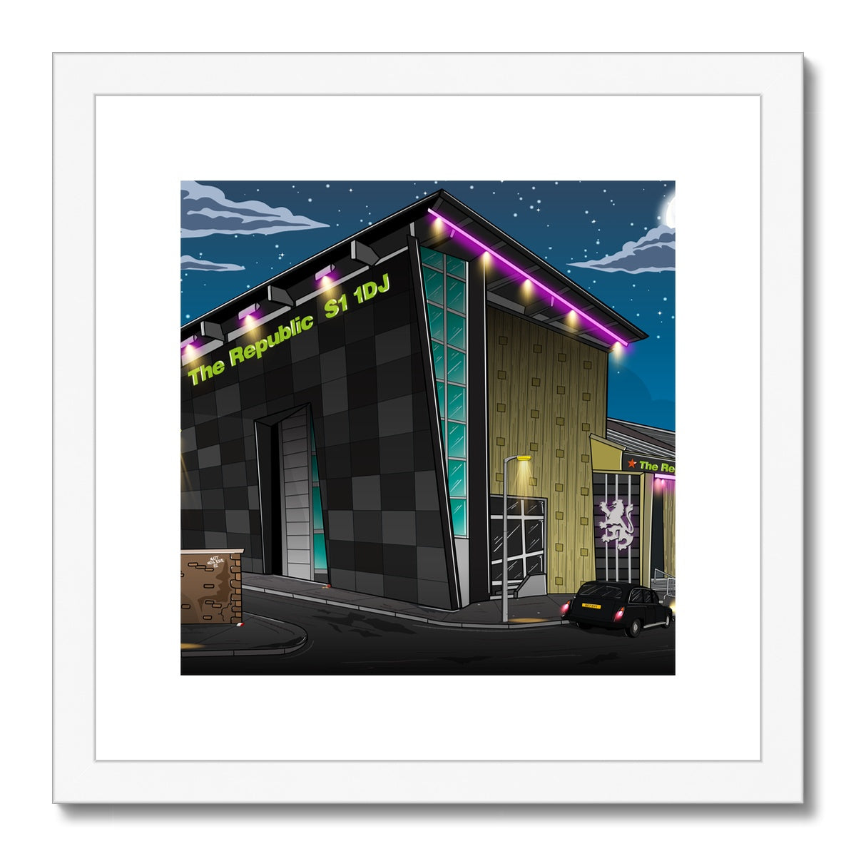 Republic - Gatecrasher S1 1DJ Framed & Mounted Print