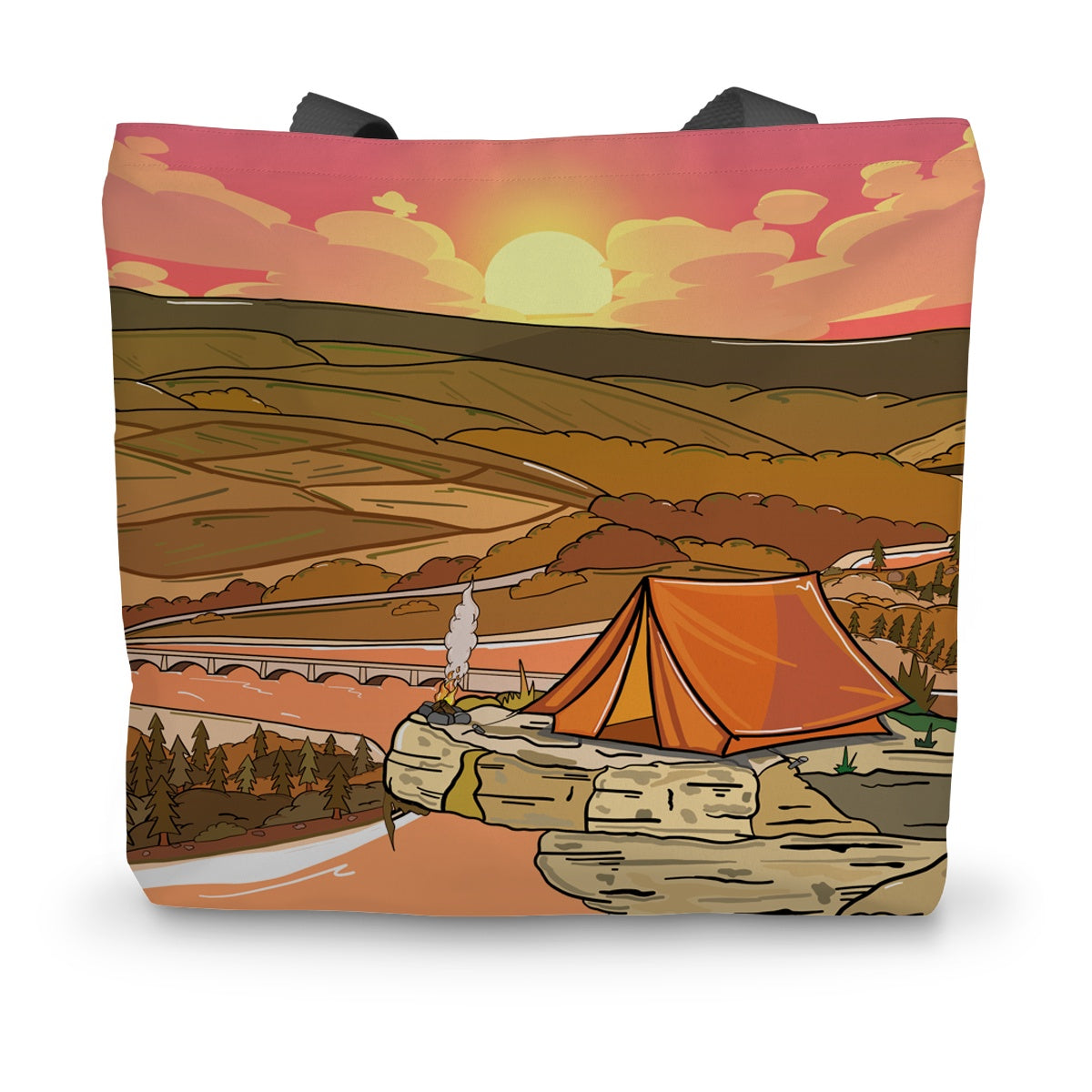 Bamford Edge - Into the sunset Canvas Tote Bag