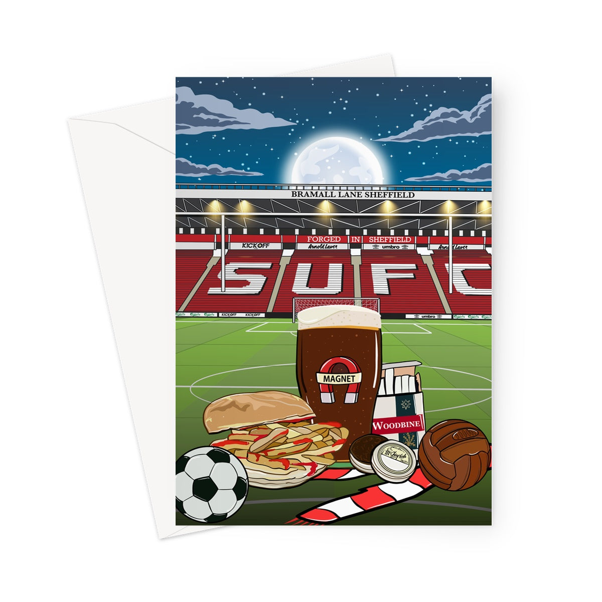 SUFC - Like a night out in Sheffield Greeting Card