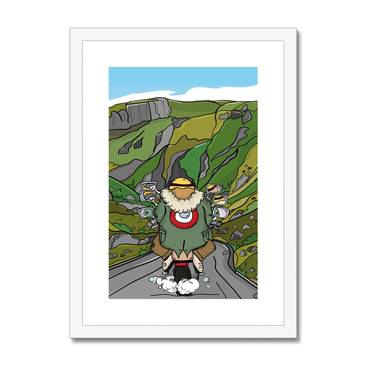 Winnats Pass Framed & Mounted Print