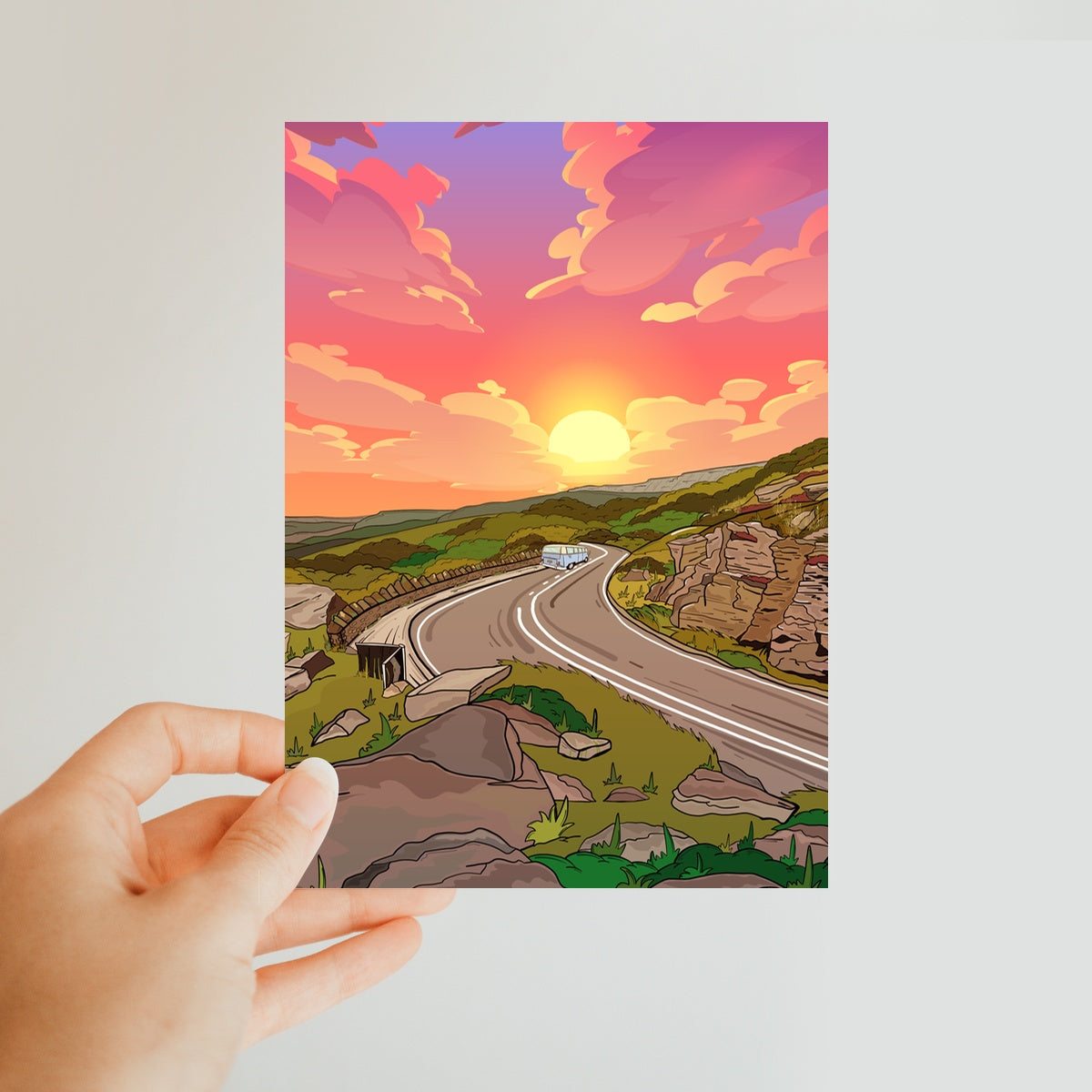 Surprise View - Into the sunset Classic Postcard