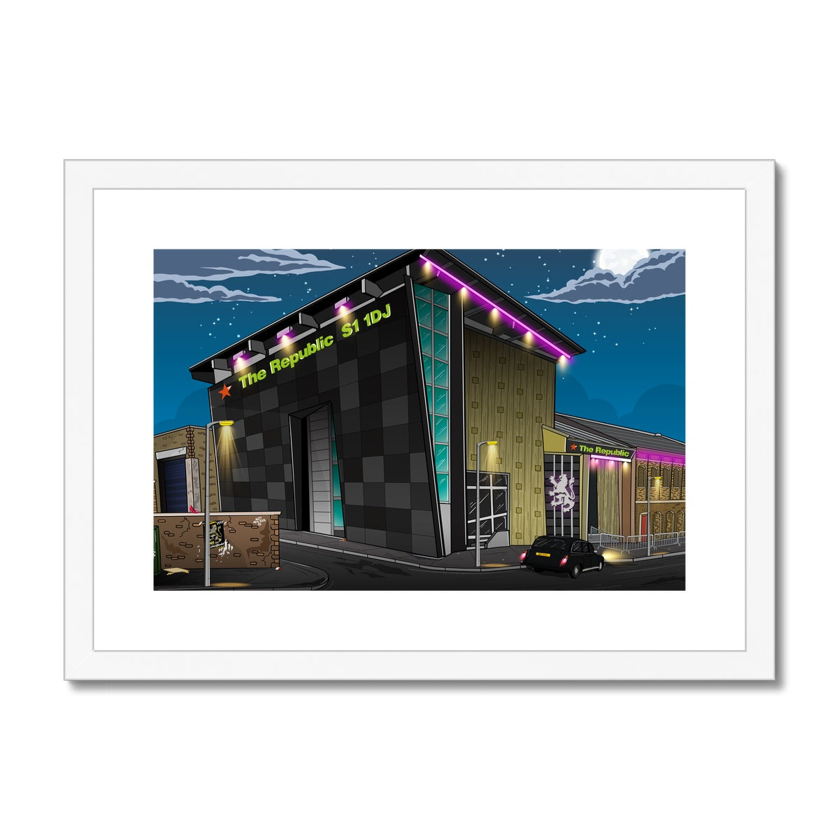 Republic - Gatecrasher S1 1DJ Framed & Mounted Print