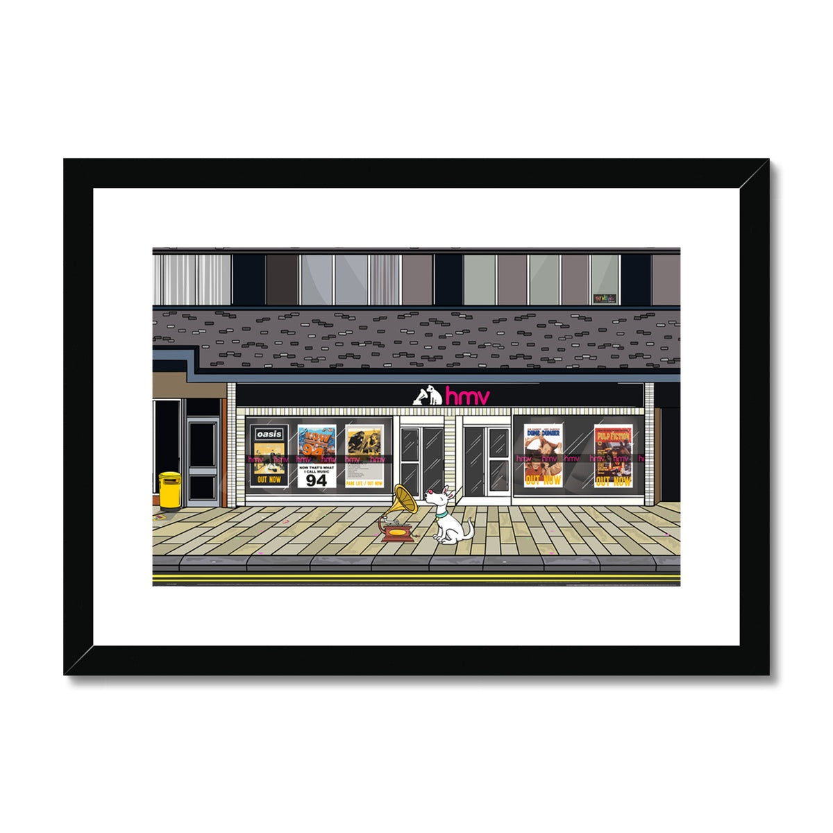 HMV Framed & Mounted Print