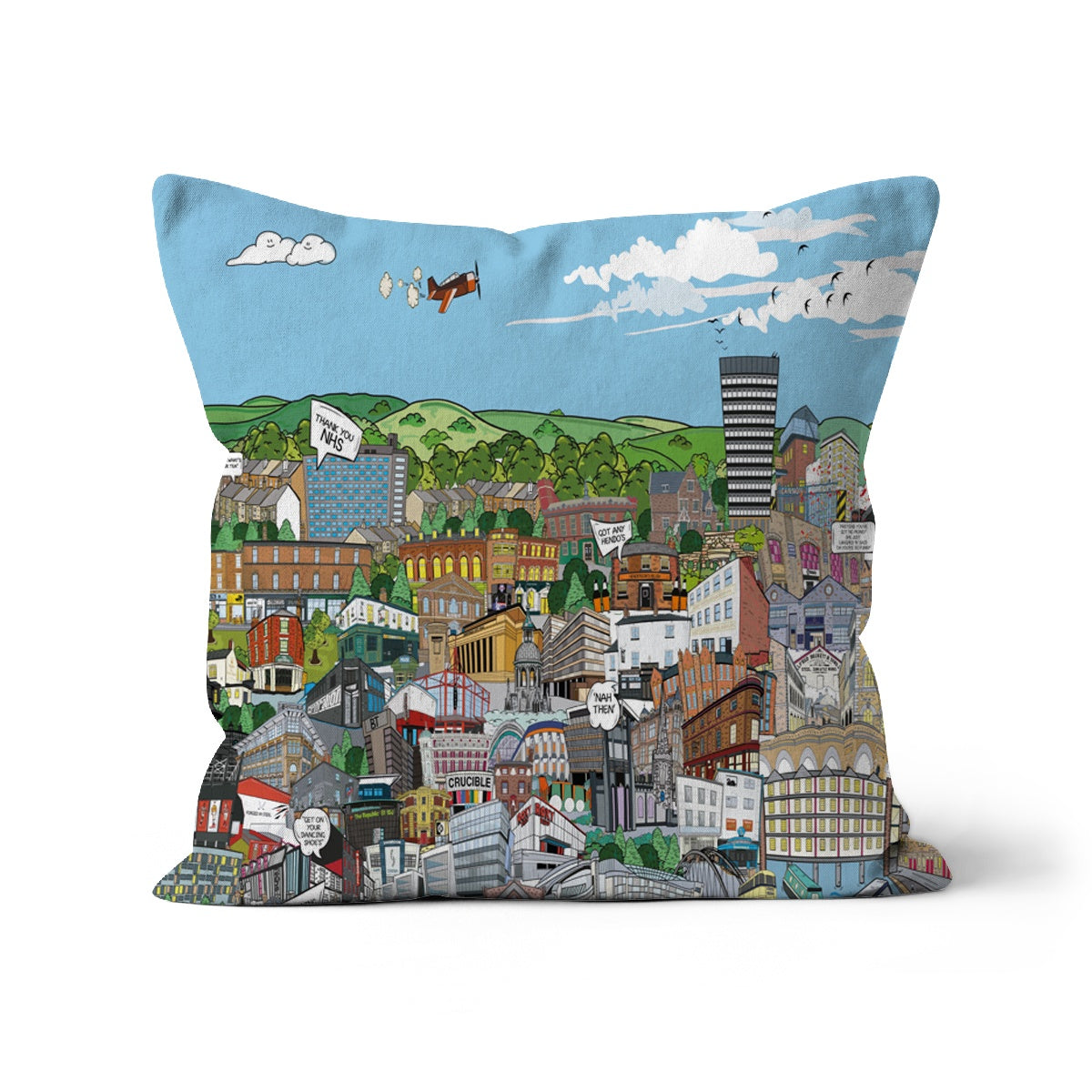 The Sheffield Scene Cushion