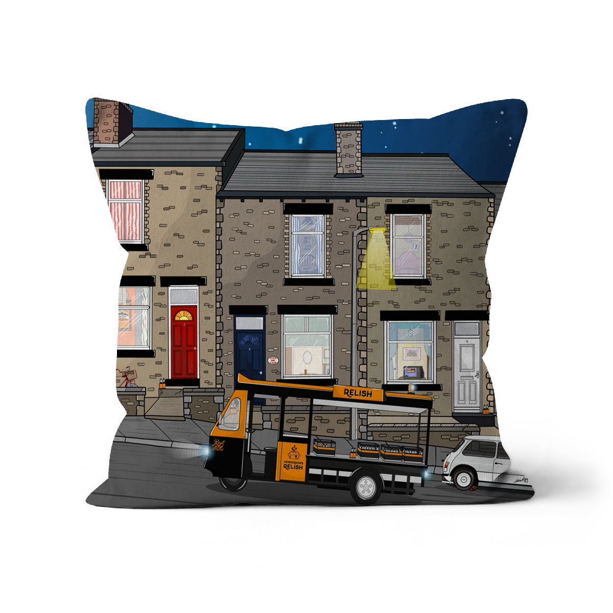 Fuelling Sheff Cushion
