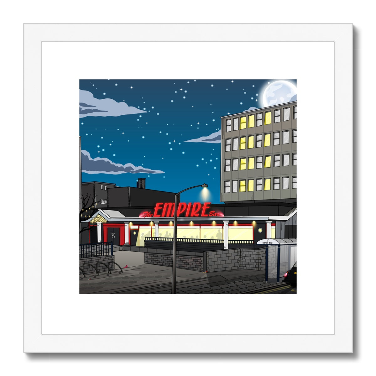Empire Bar Framed & Mounted Print