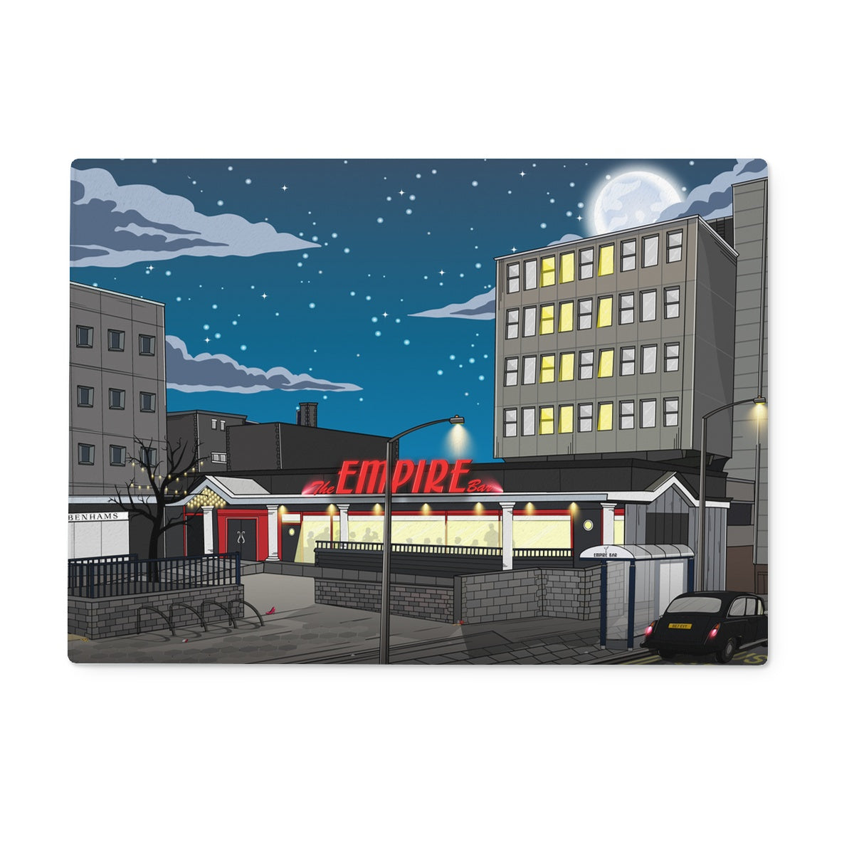 Empire Bar Glass Chopping Board