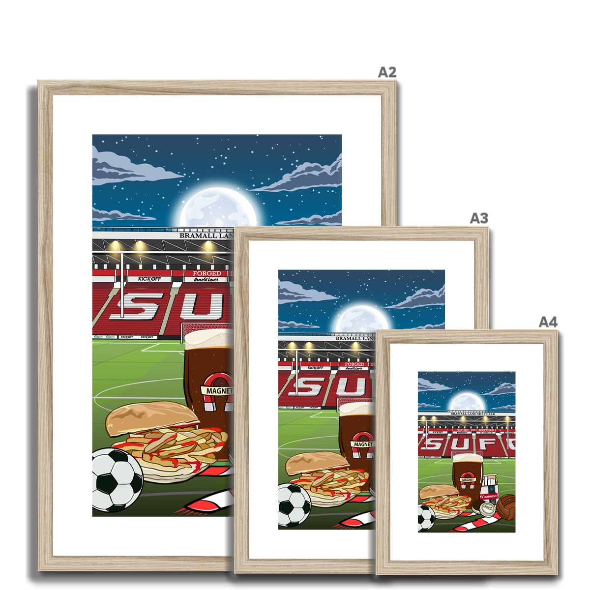 SUFC - Like a night out in Sheffield Framed & Mounted Print